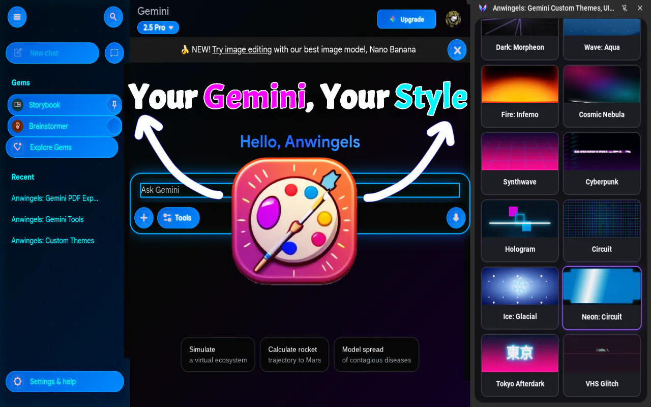 Premium Themes for Google Gemini 截图 10