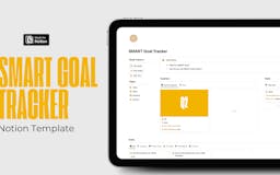 SMART Goals Tracker [Notion Template] media 1