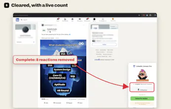 LinkedIn Post Deleter & Unliker Pro gallery image