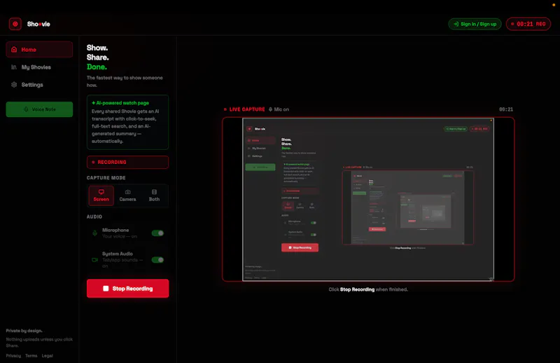 Shovie screenshot 3