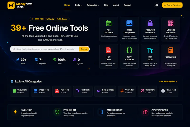 MoneyNova Tools screenshot 3