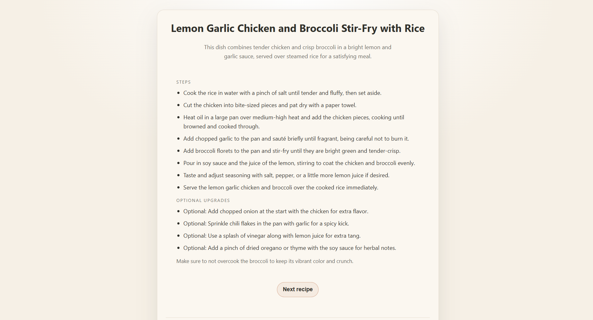 Cooking Compass - Screenshot 2 showing product features and functionality