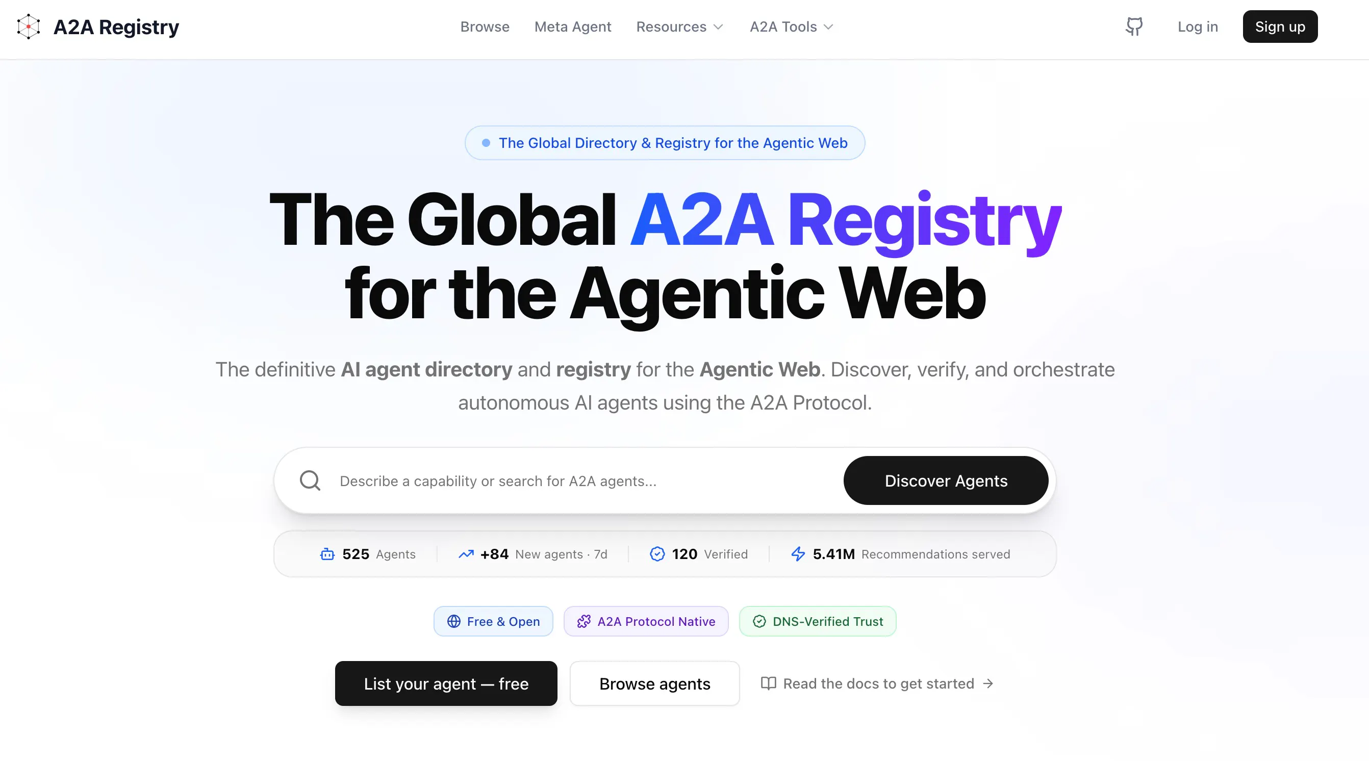 The Global A2A Registry gallery image