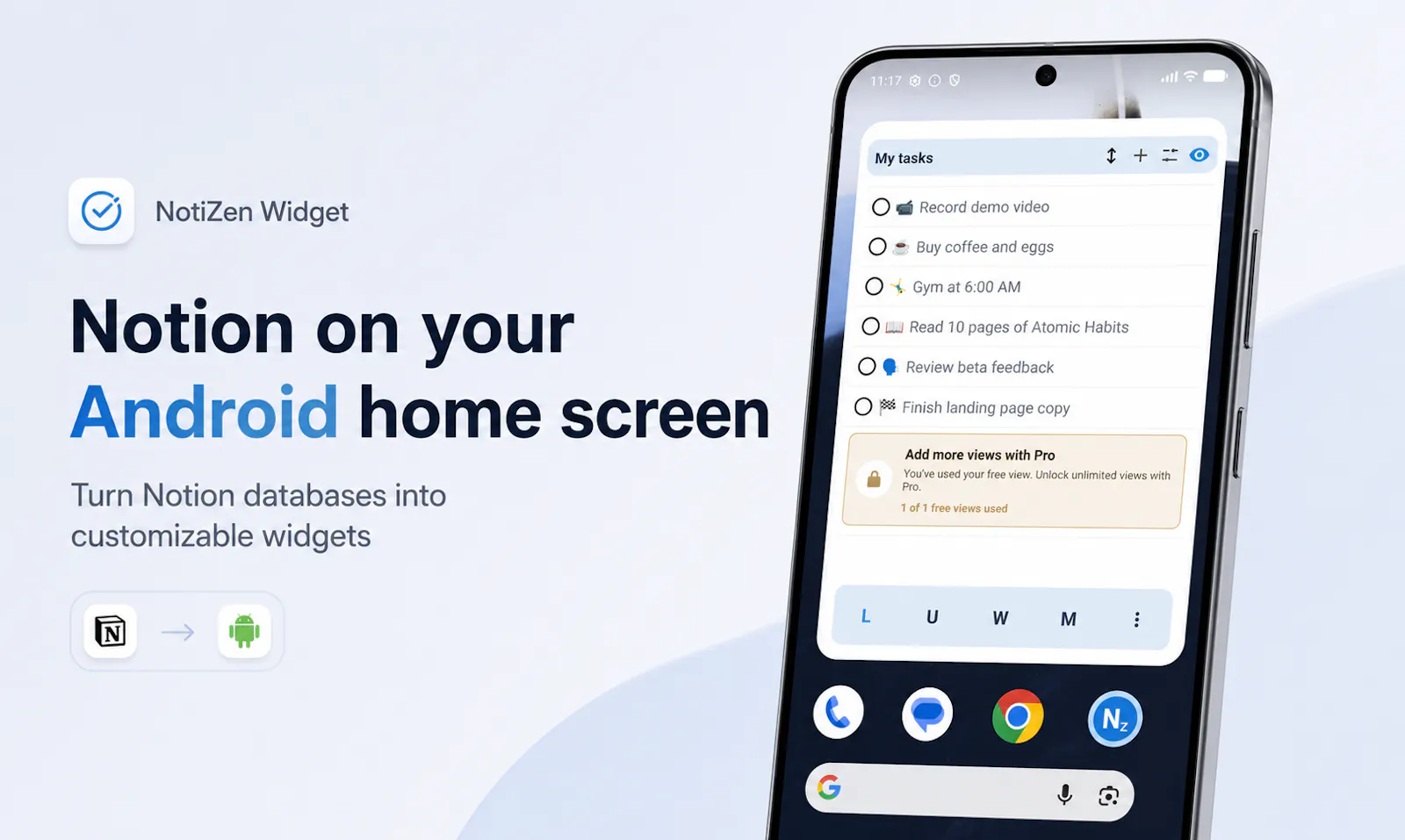 NotiZen Widget screenshot 1