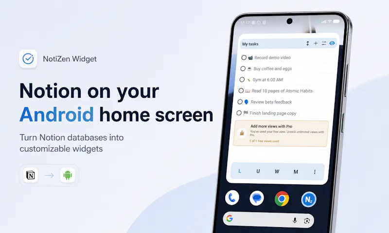NotiZen Widget screenshot 1