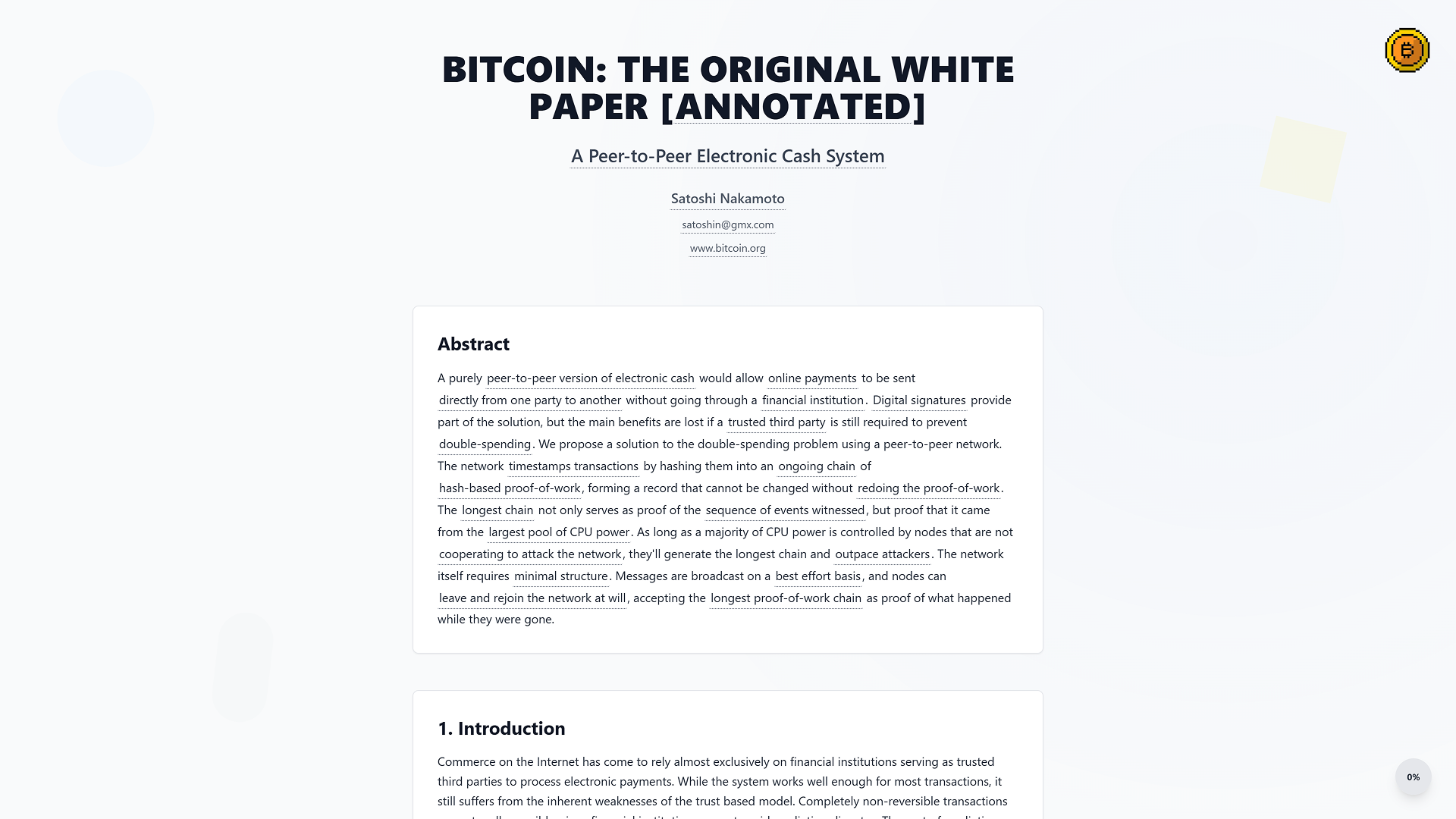 Bitcoin Whitepaper Annotated  media 2