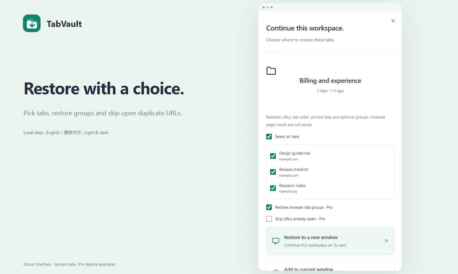 TabVault screenshot 3