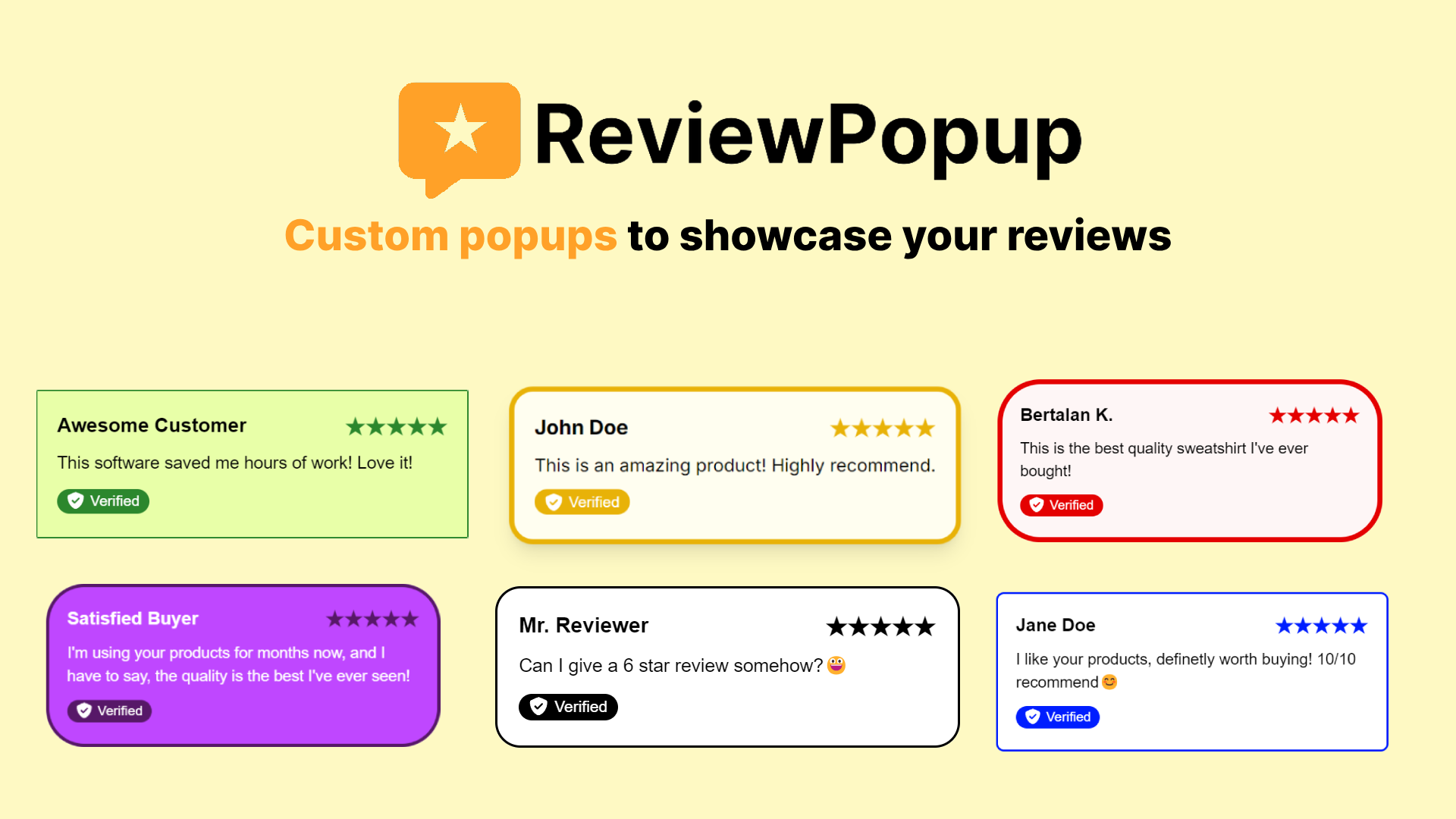 startuptile ReviewPopup.io-Boost your conversion rates by displaying ReviewPopups!