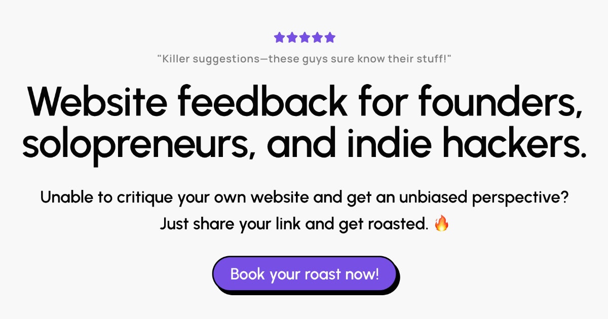 Roastmywebsite media 1
