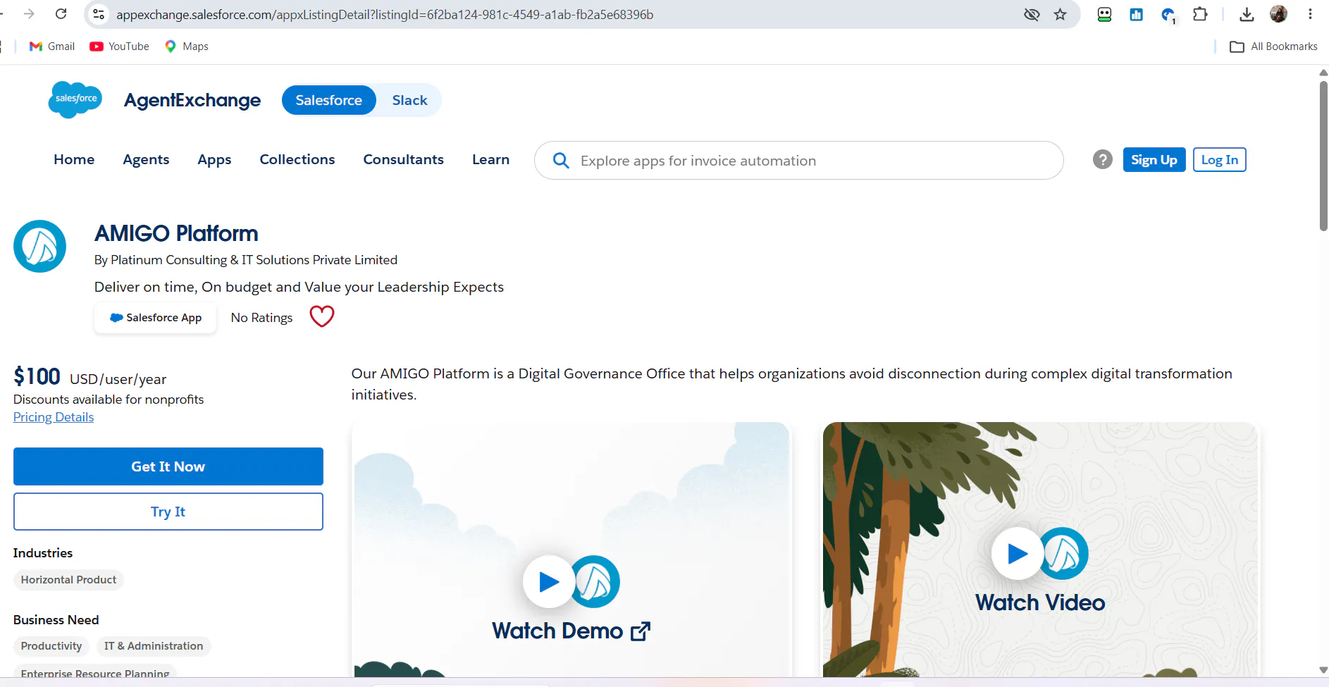 Salesforce AppExchange gallery image