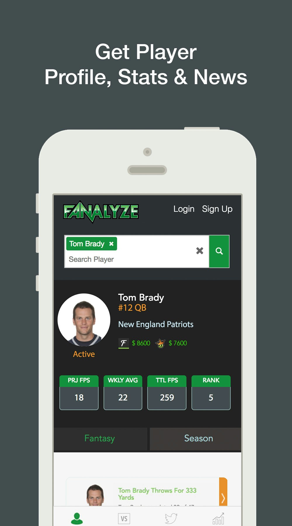 Fanalyze App gallery image