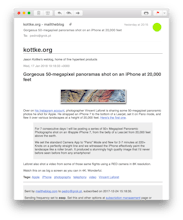 Mail the blog gallery image