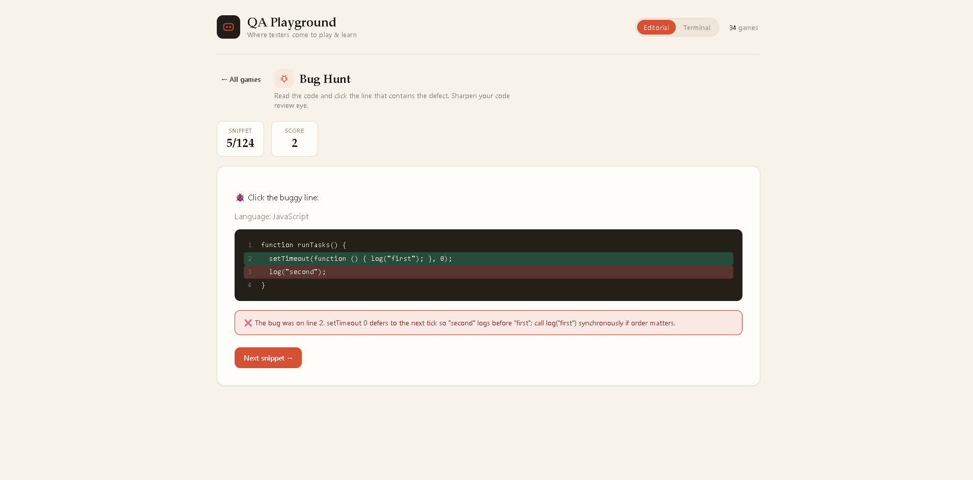 QA Playground gallery image