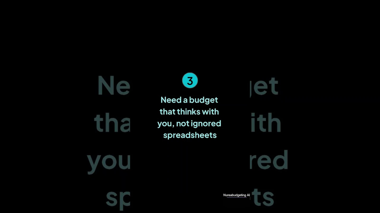 NureaBudgeting AI screenshot 1 (video preview)