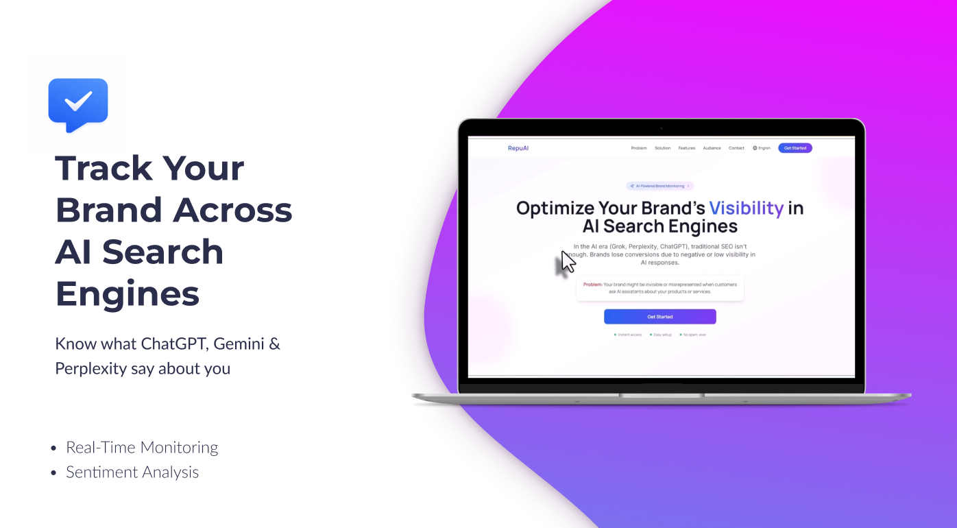 RepuAI - AI Search Brand Monitoring gallery image