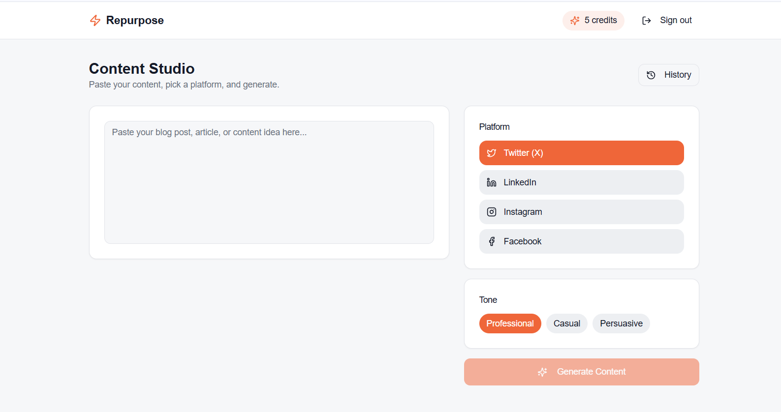 Repurpose gallery image