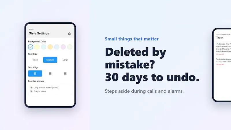 LockMemo screenshot 1 (video preview)