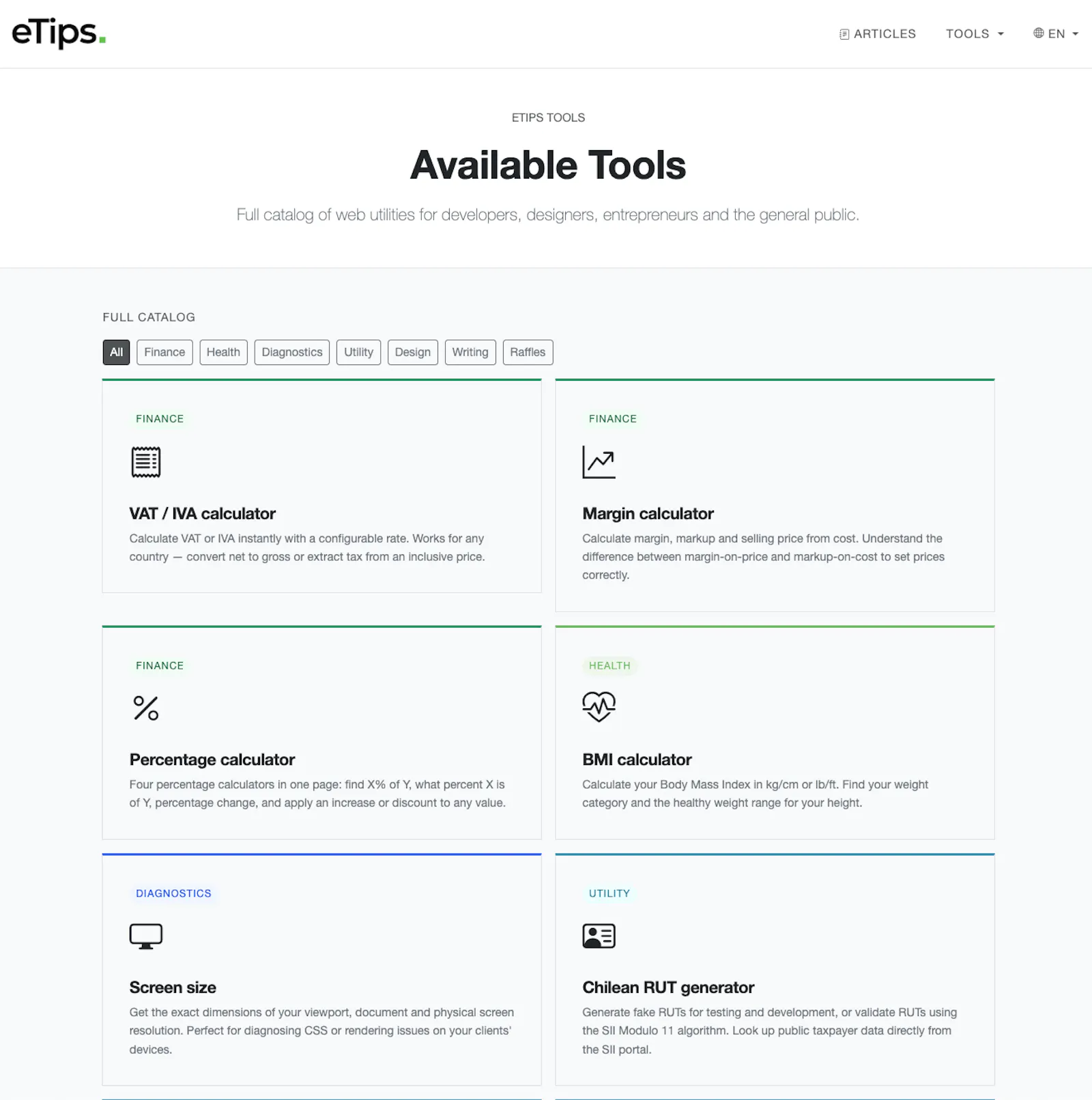 eTips Tools screenshot 2