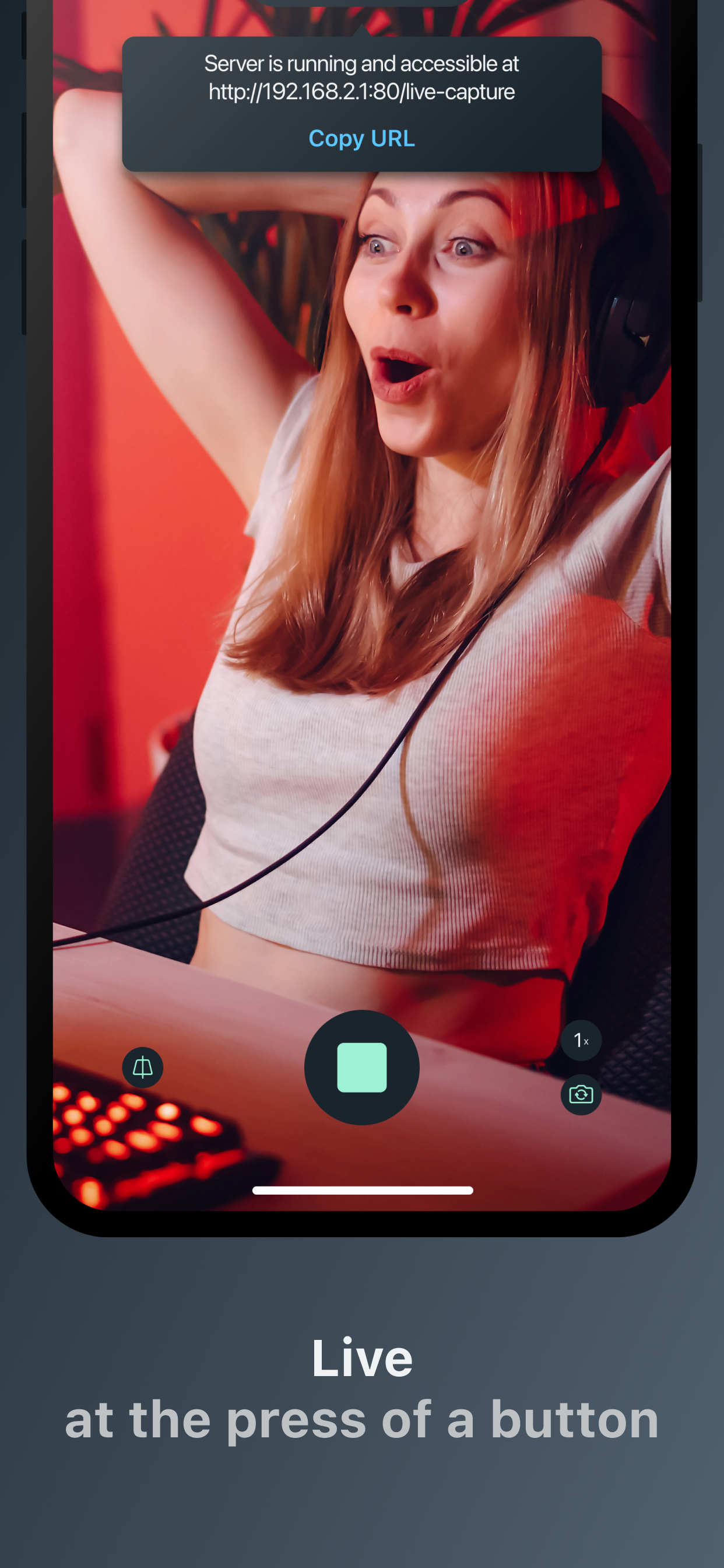 Streamcam- 라이브 스트림 웹캠 - Obs, Twitch Studio 등의 iPhone을 웹캠으로 사용하십시오. 미디어 2