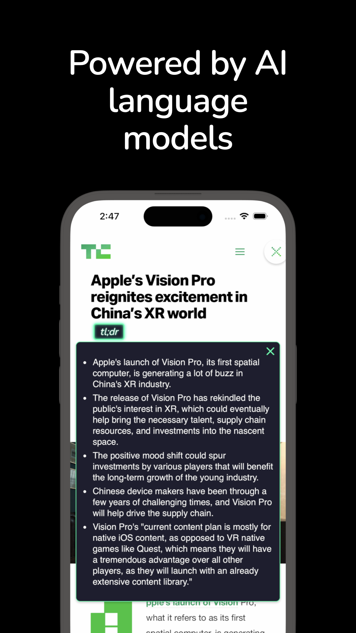 tl;dr AI Summarizer media 4