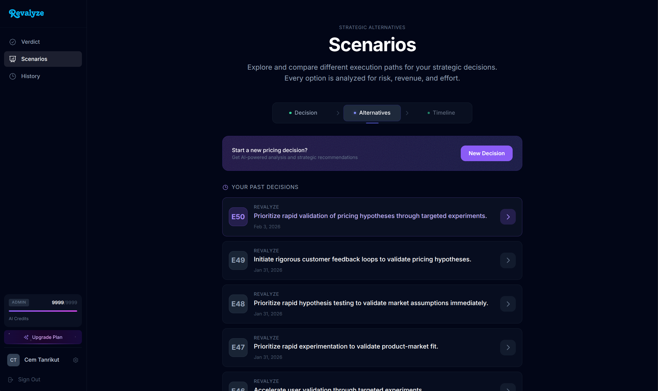 Revalyze - Screenshot 4 showing product features and functionality
