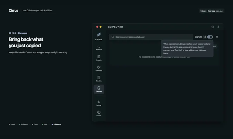 Cirrus screenshot 5