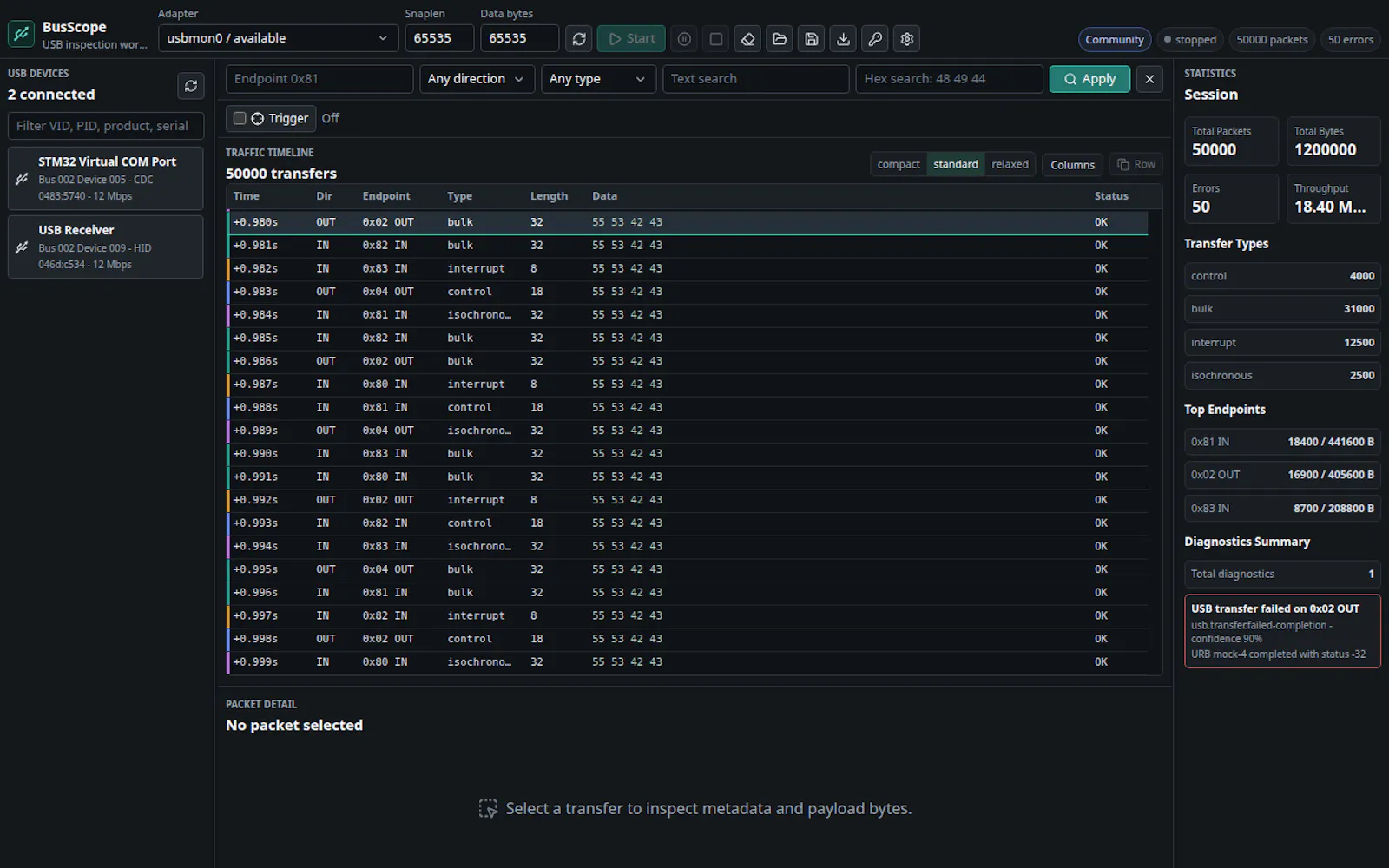 Bus Scope screenshot 1