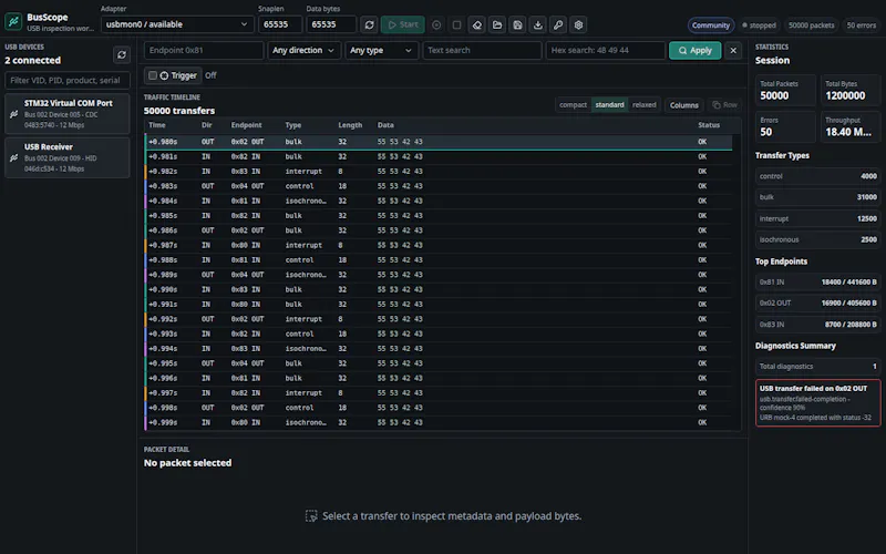 Bus Scope screenshot 1