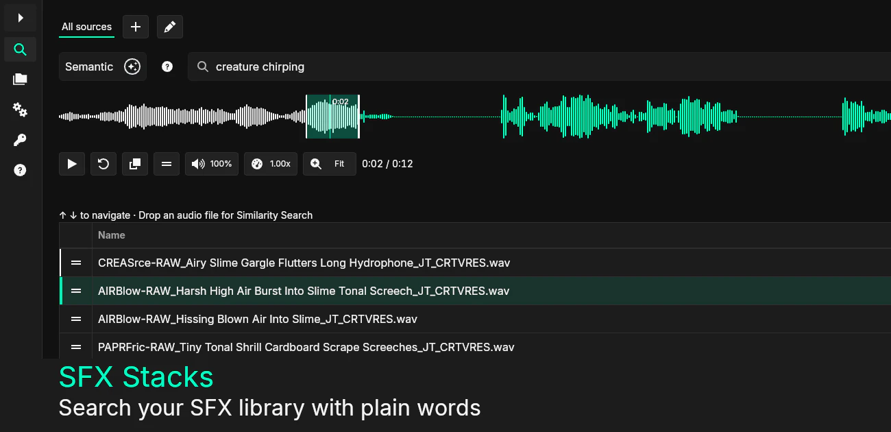 SFX Stacks screenshot 1