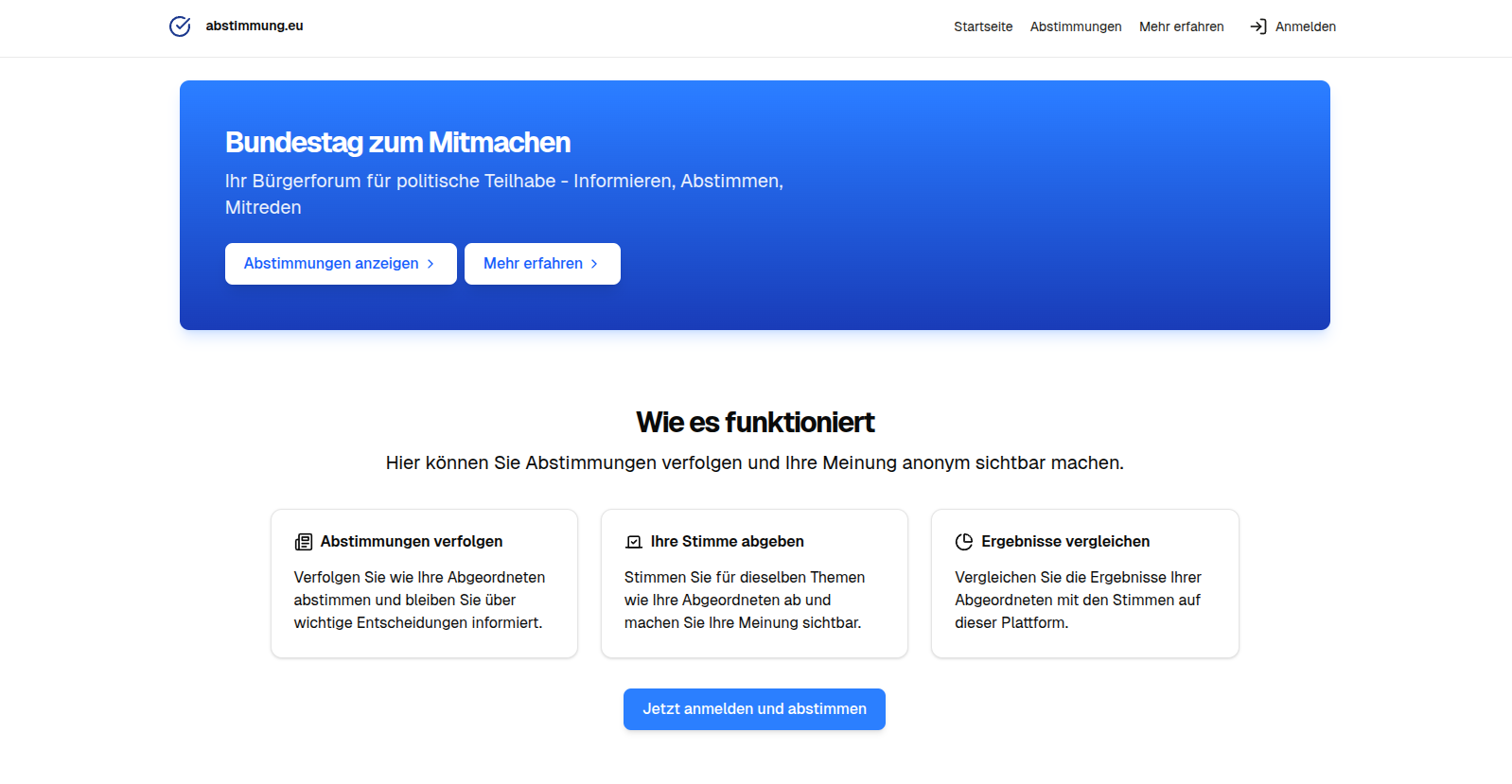 abstimmung.eu - Making democracy transparent, one vote at a time. media 2