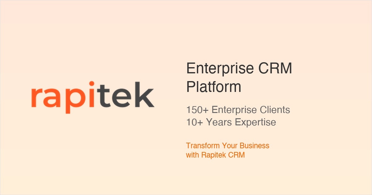 Rapitek CRM gallery image