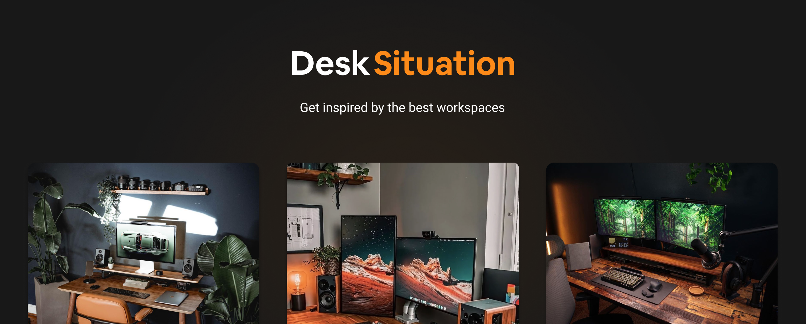 startuptile DeskSituation-Curated showcase of the best desk setups and home offices