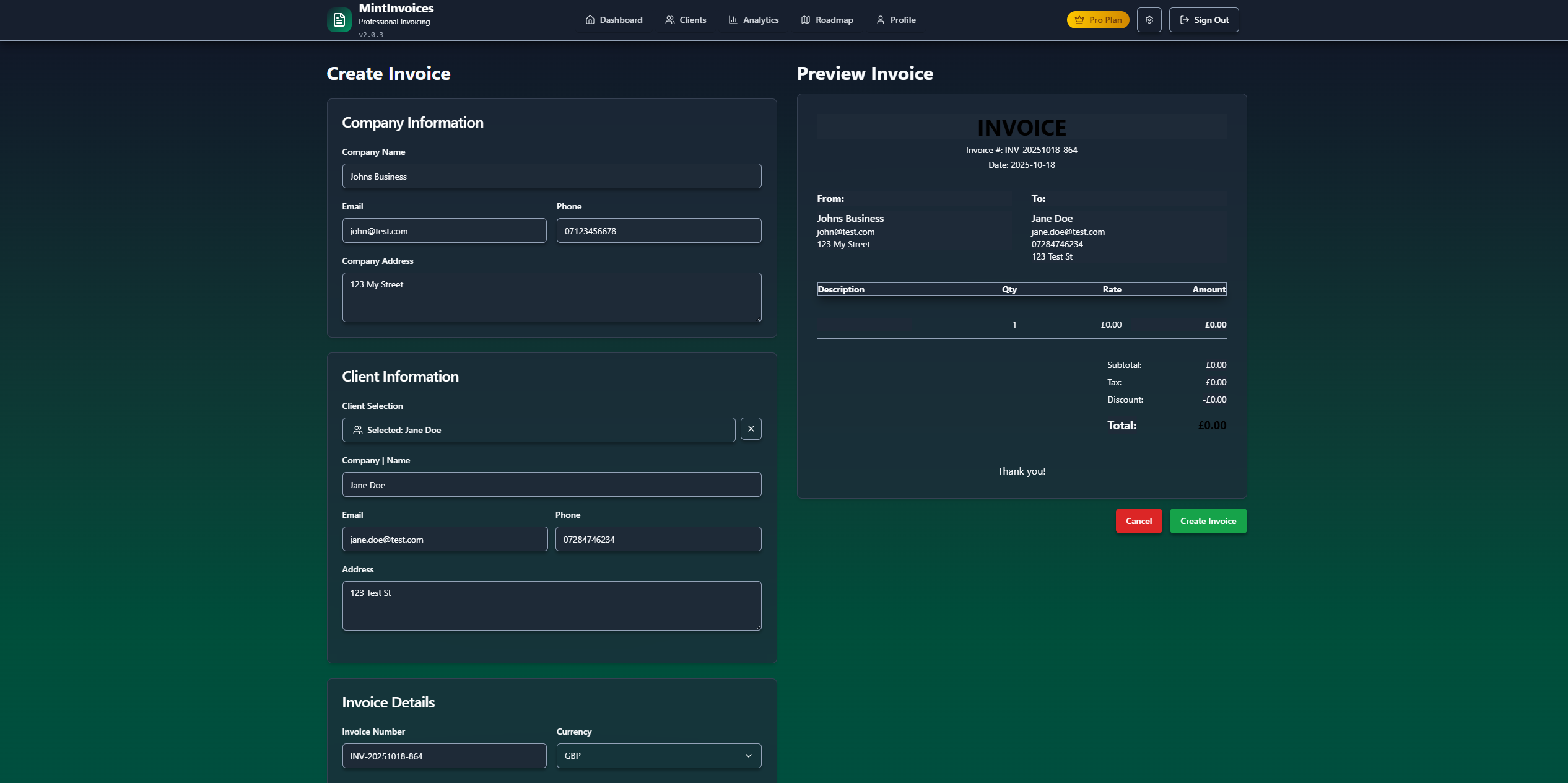 MintInvoices - Professional invoice generator | create & send invoices fast media 2