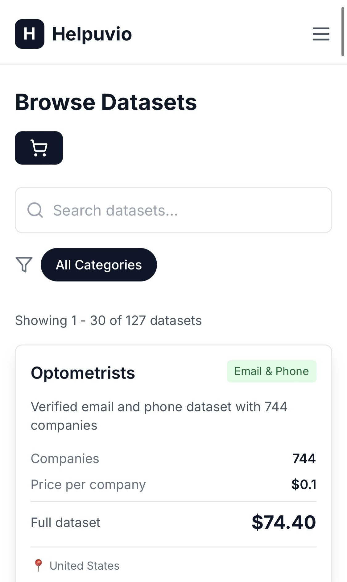 Helpuvio - Main product screenshot demonstrating key features and user interface