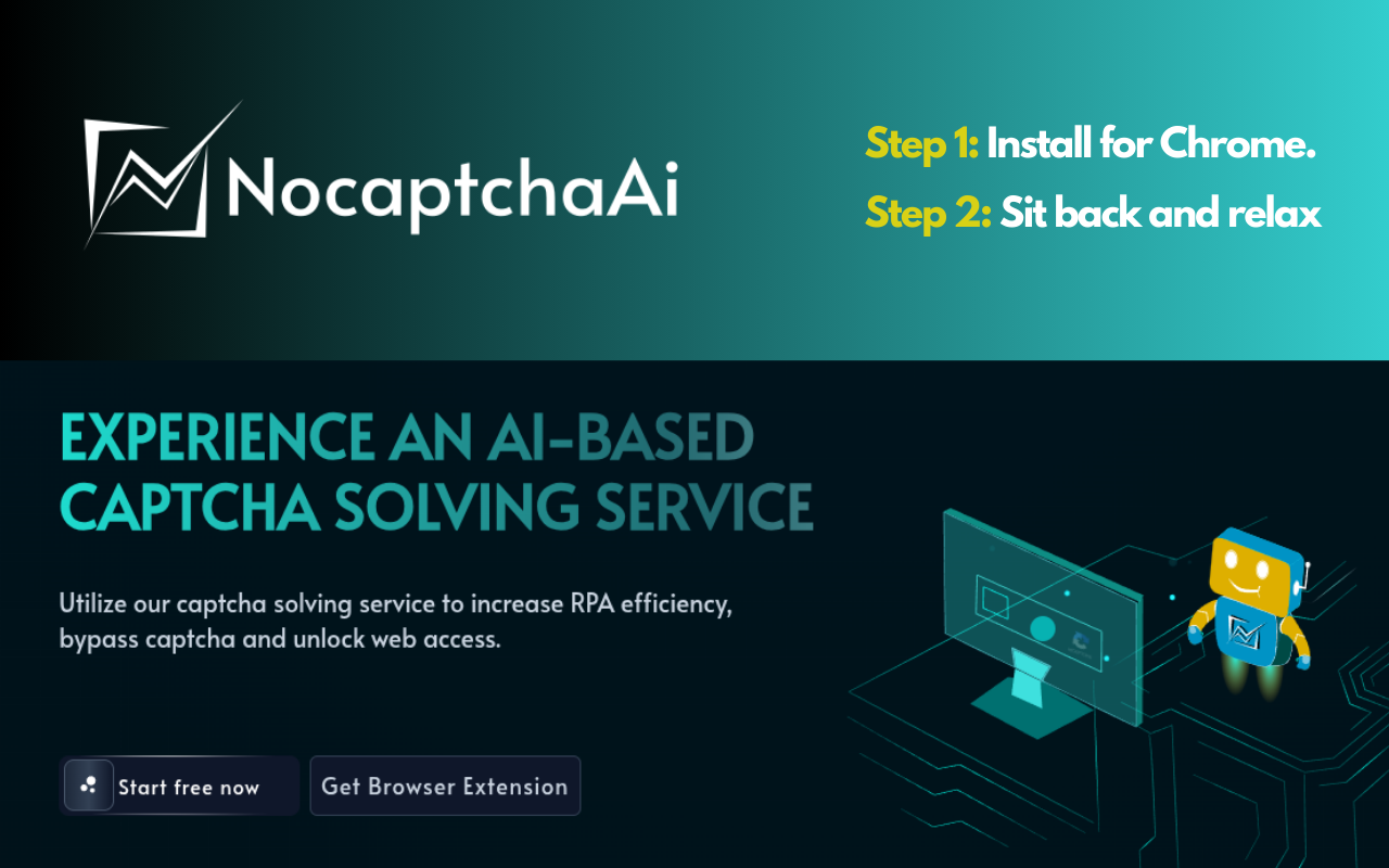 Nocaptcha ai - ai에 의해 구동되는 손쉬운 보안 문자 해결. 미디어 1