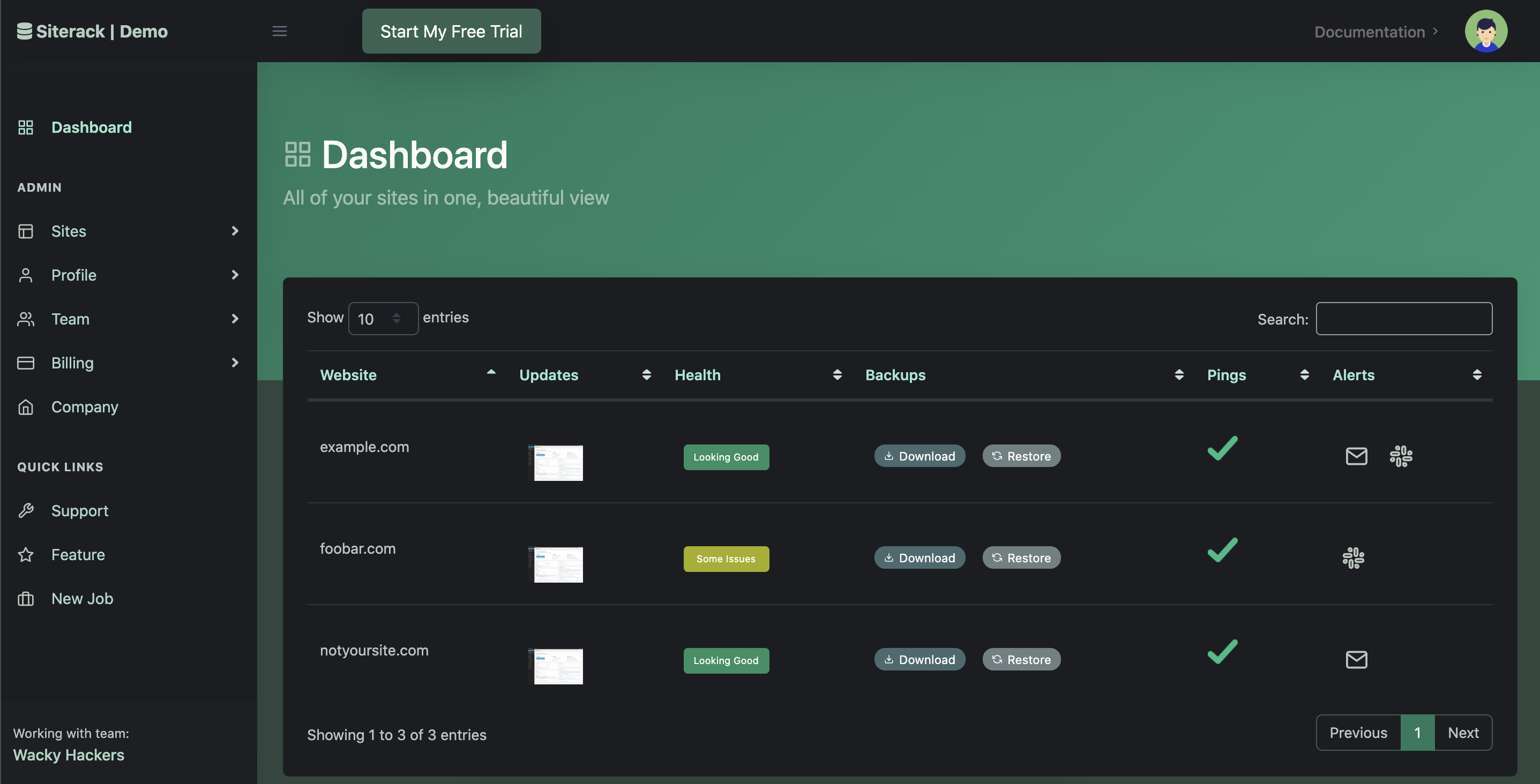 Siterack gallery image