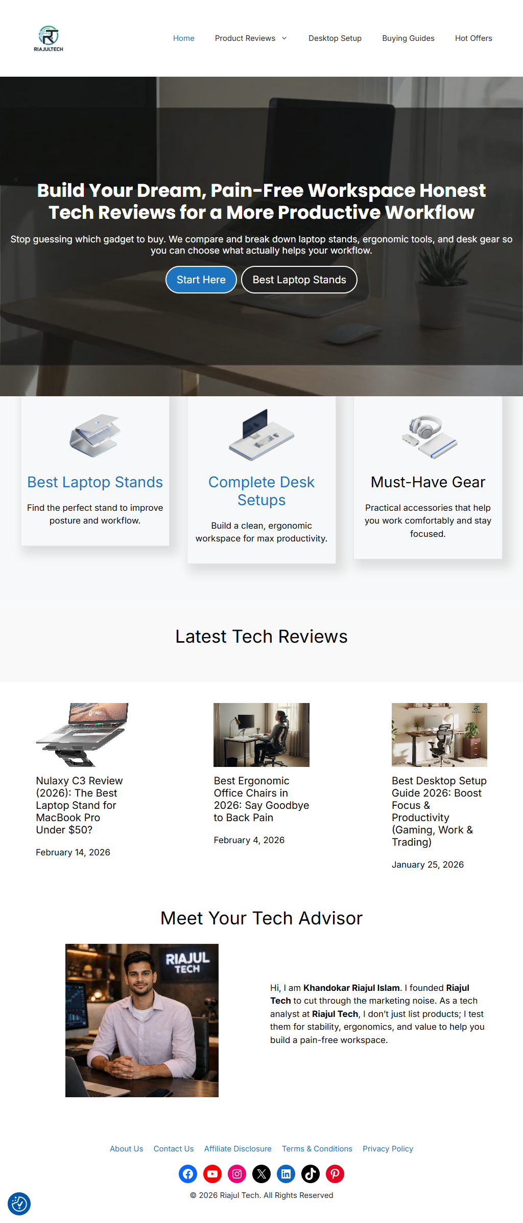 Riajul Tech - Main product screenshot demonstrating key features and user interface