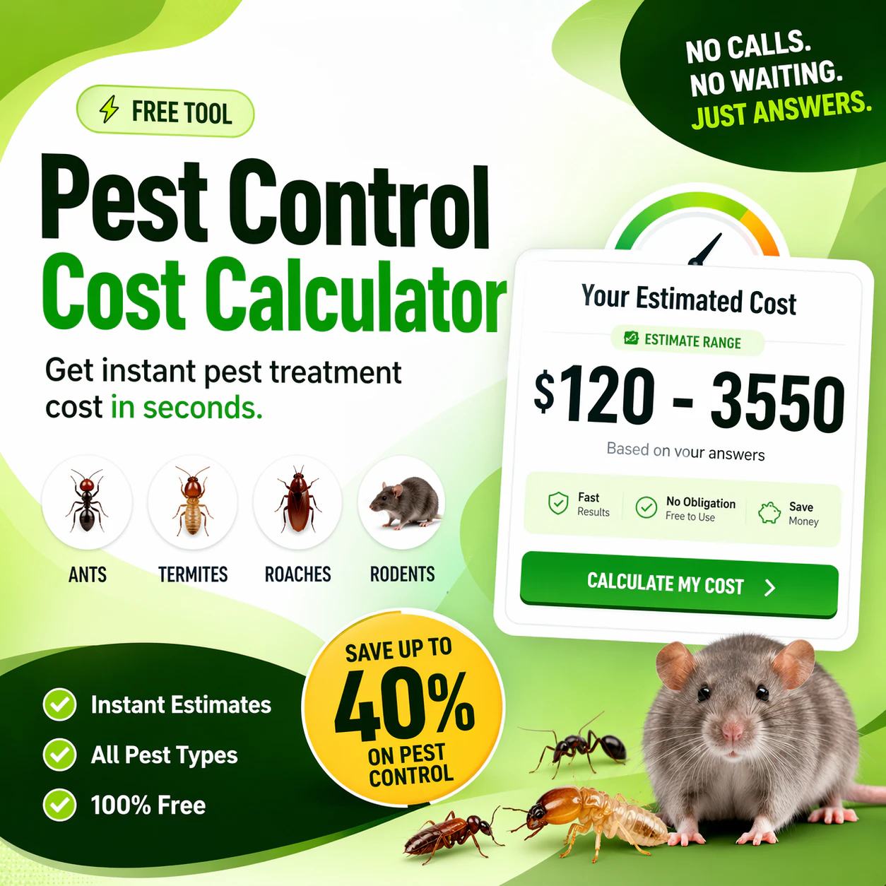 Pest Control Cost Calculator