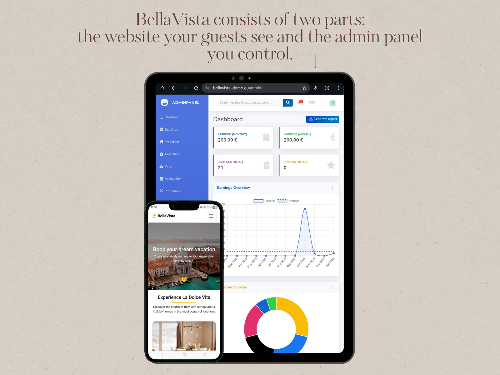 BellaVista - Screenshot 4 showing product features and functionality