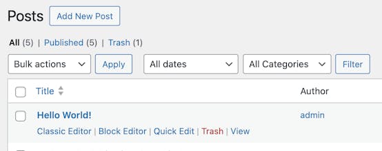 Classic Editor and Classic Widgets gallery image