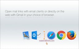Open With - Browser, Mail Client, Gmail picker for MacOS media 1