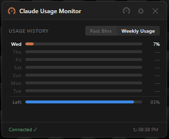 Claude Usage Monitor gallery image