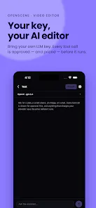 OpenScene: AI video studio screenshot