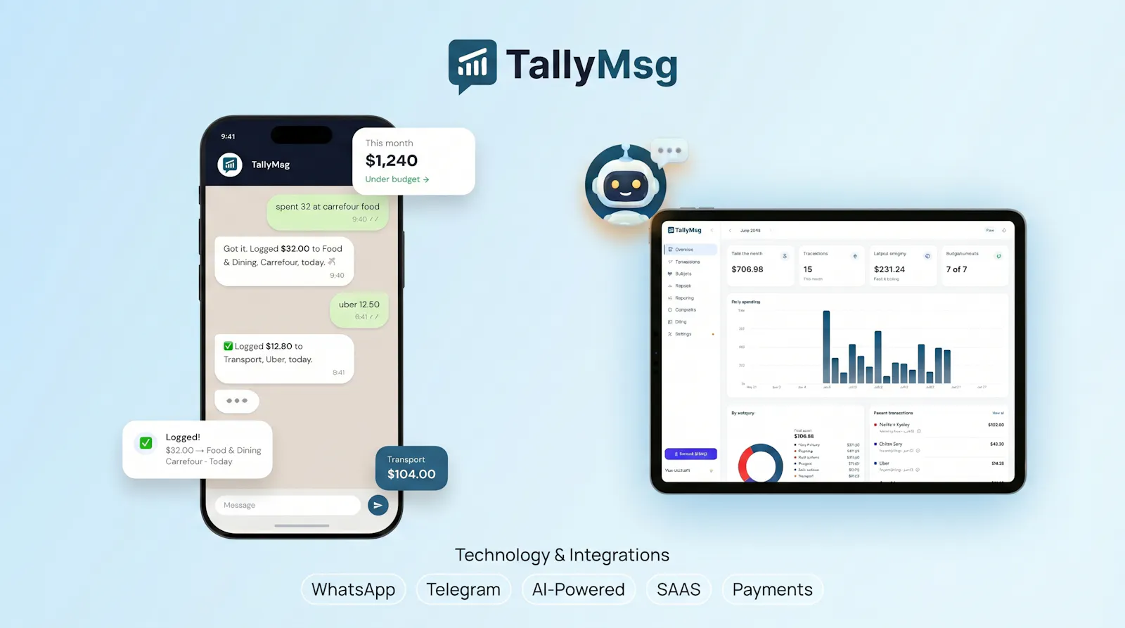 TallyMsg screenshot 2