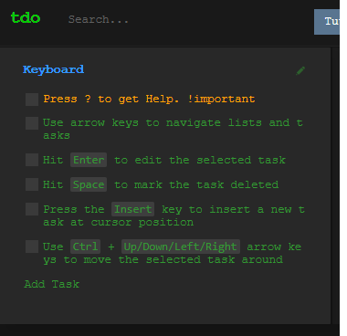 Tdo - A Hackable To-Do List gallery image