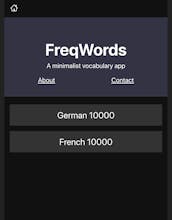 FreqWords gallery image