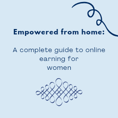 Online earning solutions for women