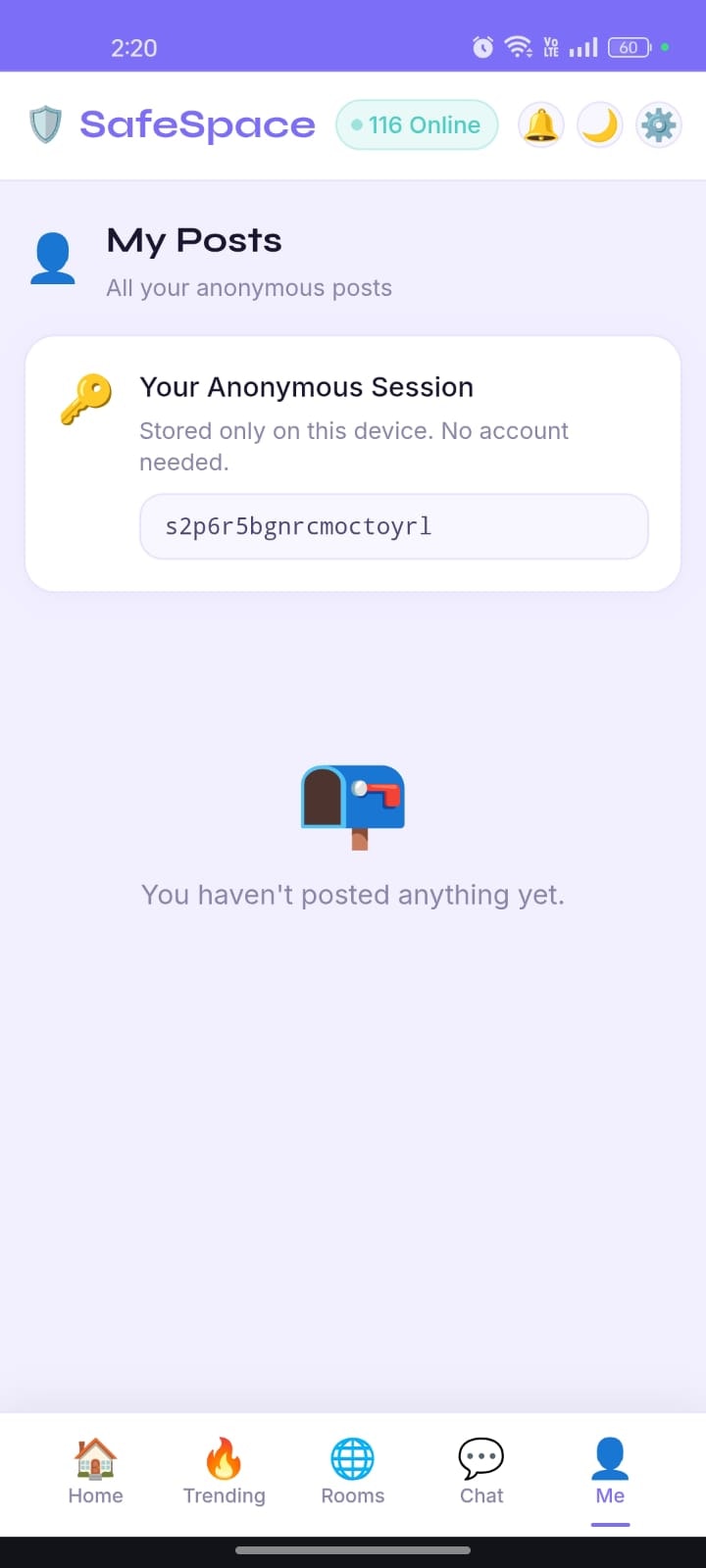 SafeSpace 🛡️ gallery image