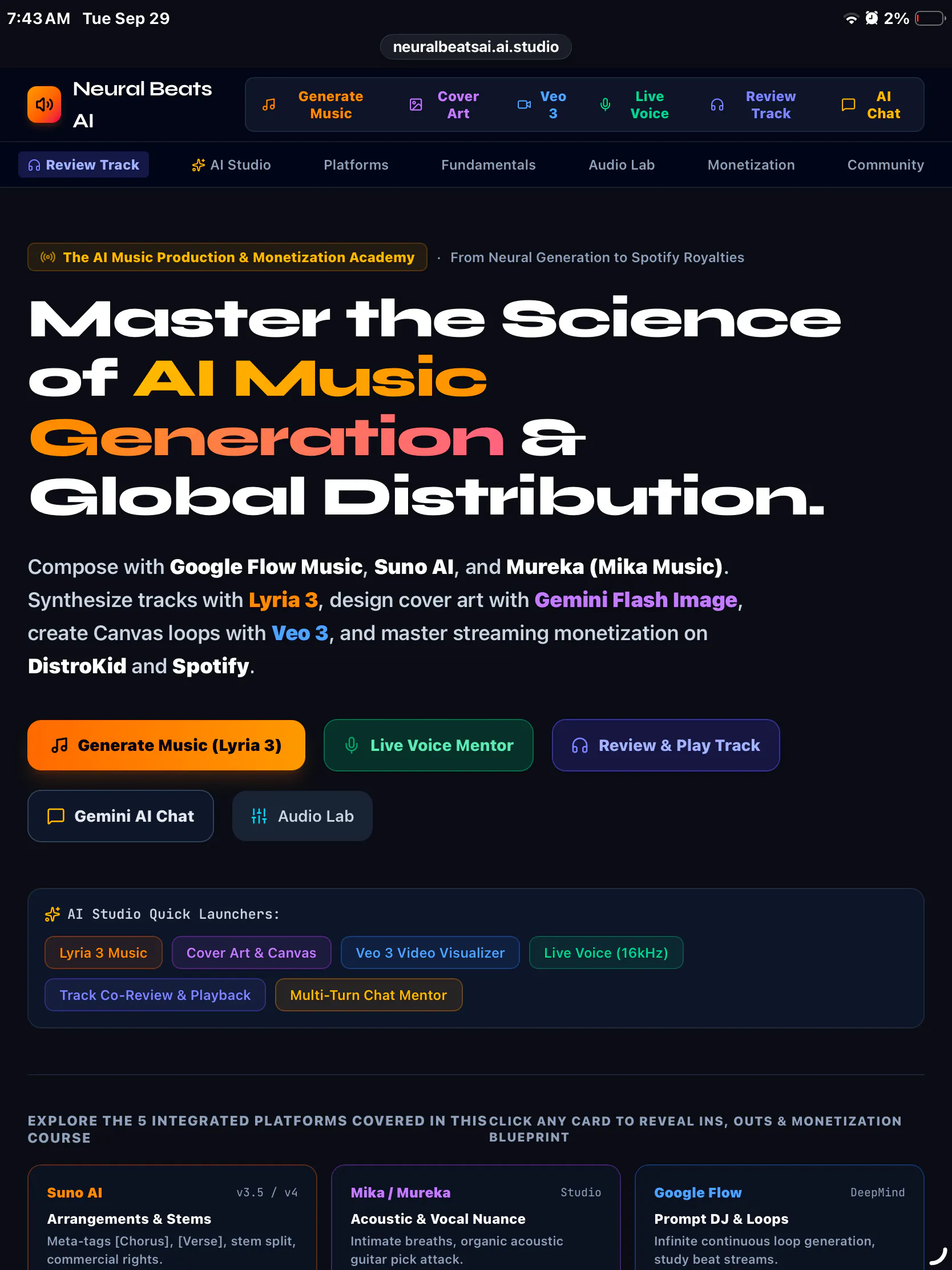 Neural Beats Ai gallery image