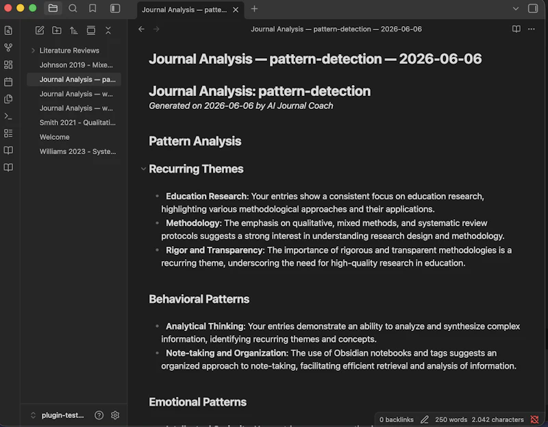 AI Journal Coach screenshot 3